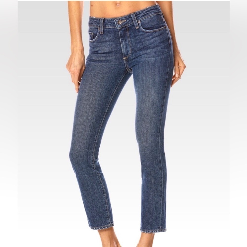 PAIGE Jacqueline Straight Crop Elle Reve High Rise Jeans. Tags no longer on.